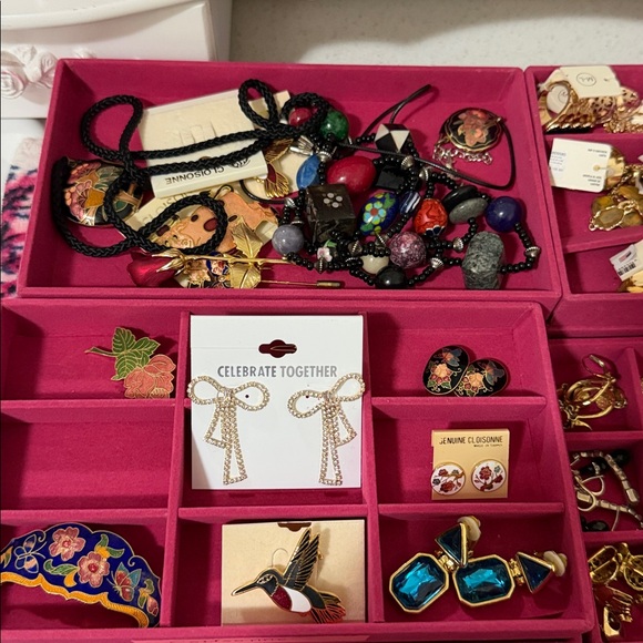 Unlisted items Assorted Jewelry Collection in Pink Organizer
Join live to grab - Picture 8 of 9